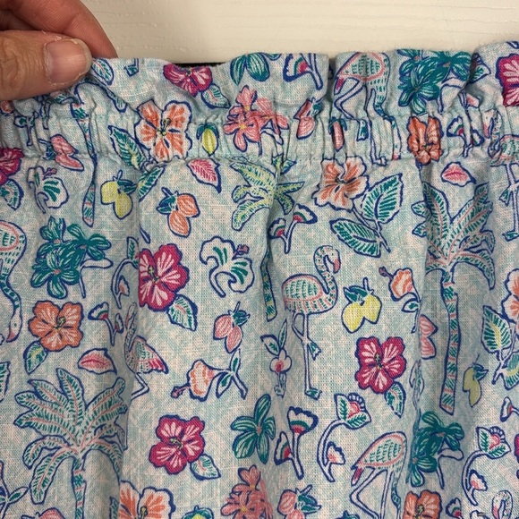 Vineyard vines off the shoulder beach print dress sz sm - Picture 6 of 7